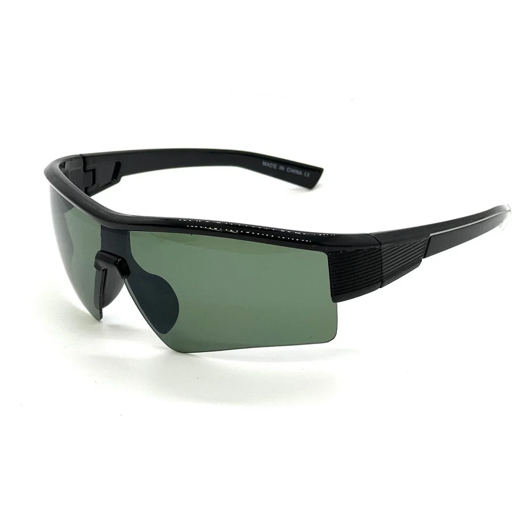 Sport Sunglasses Half Frame‎ Green Lens Driving Fishing Golf Biking Lentes Gafas